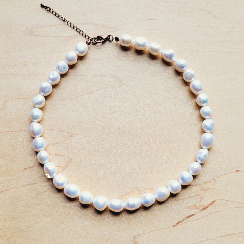 Genuine Freshwater Pearl Collar Necklace Wedding Collection 258g