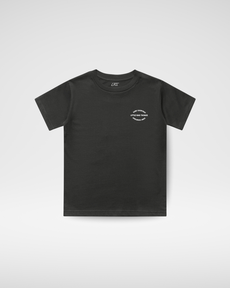 SURFS UP GIRL TEE - BLACK