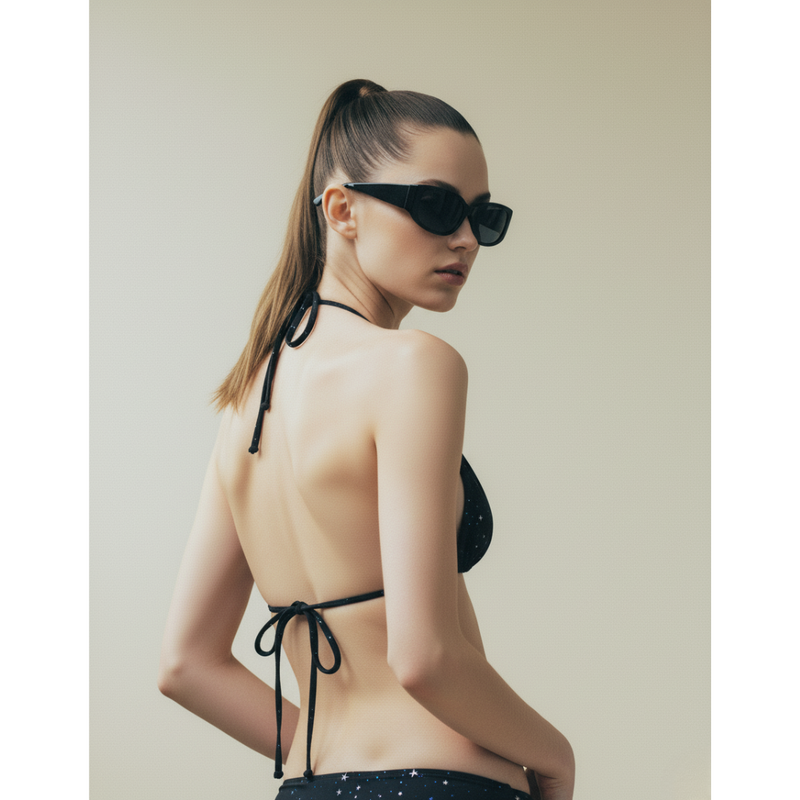 Triangle Bikini Top / NIGHT SKY