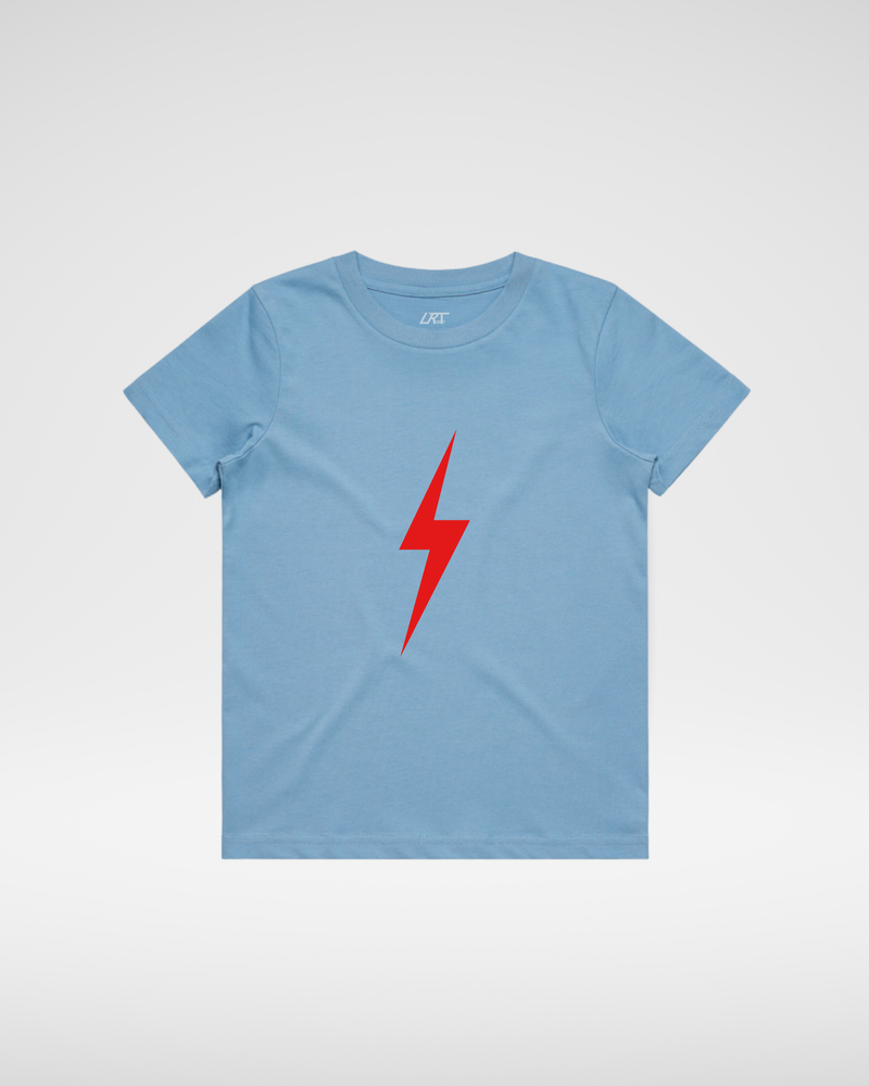 CRIMSON BOLT TEE - CLOUD BLUE
