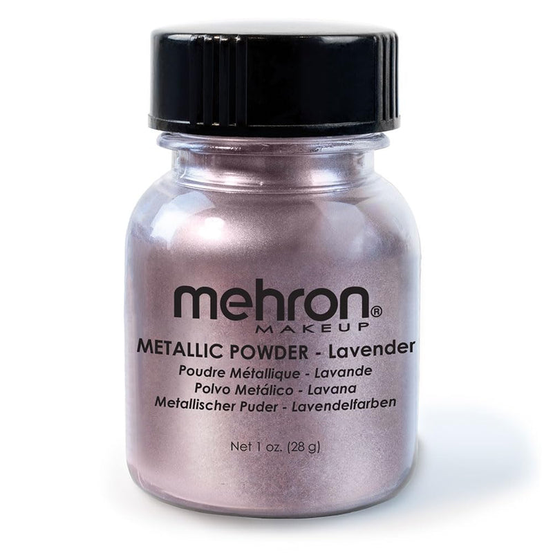 Makeup Metallic Powder | Metallic Chrome Powder Pigment for Face & Body Paint, Eyeshadow, and Eyeliner .5 Oz (14 G) (Silver)