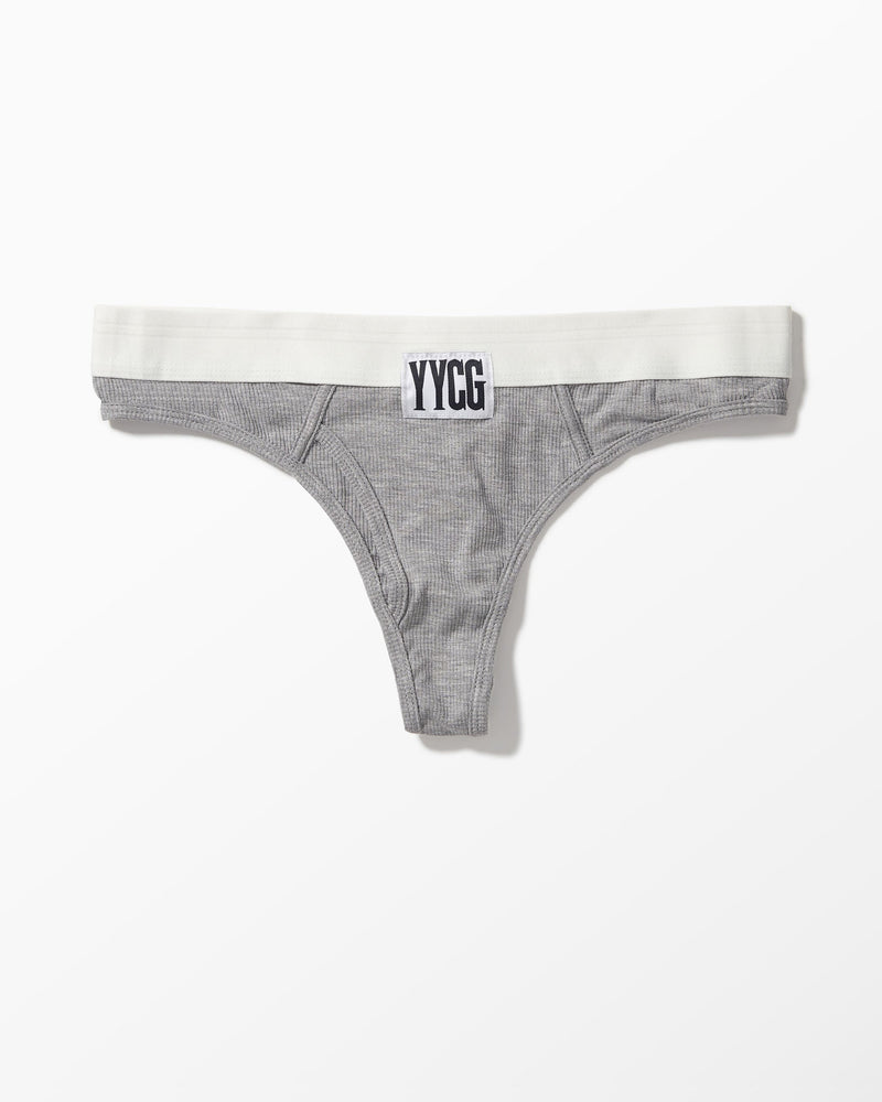 Ribbed Thong