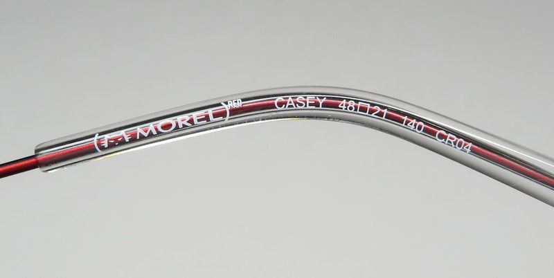 Morel Red Casey 90015c Eyeglasses