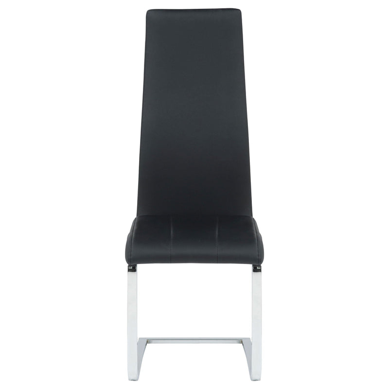 Montclair Upholstered Dining Side Chair Black (Set of 4)