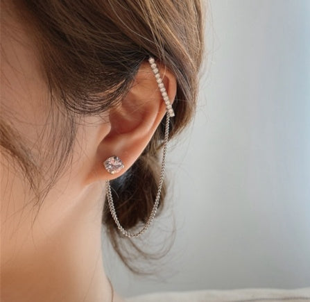 New Temperament Alloy Earring Set Combination