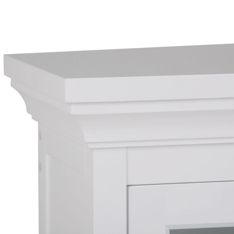 Avington - 2 Door Wall Cabinet With Cubbies - Pure White