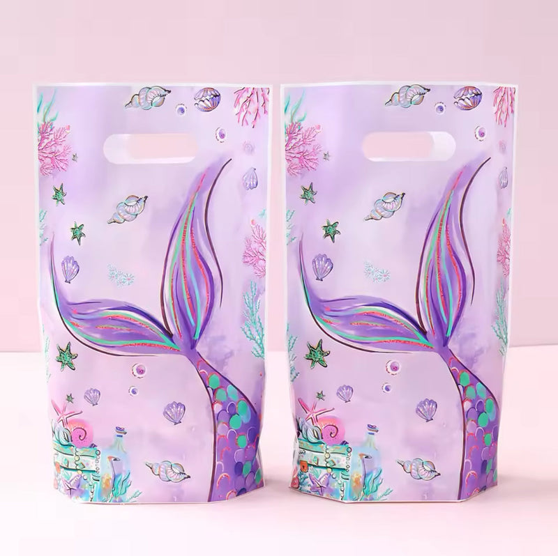Mermaid Party Favors For Kids - Birthday Goodie Bags 10-Pack