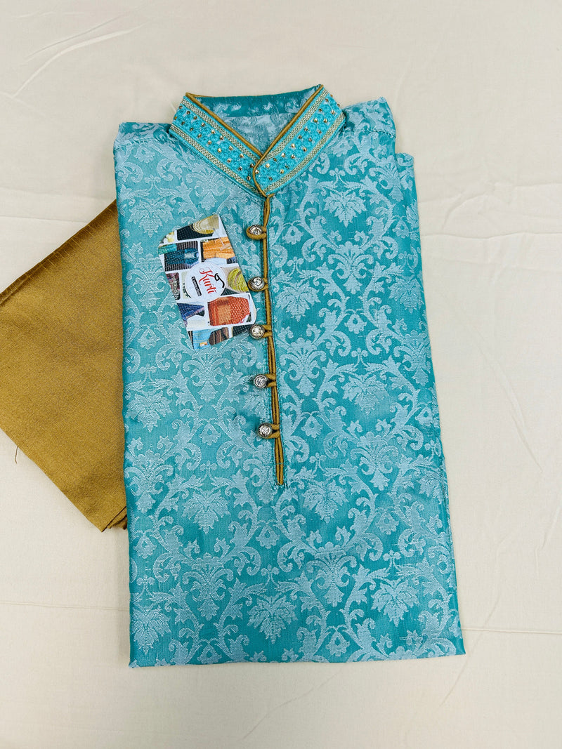 Silk kurta set for boys
