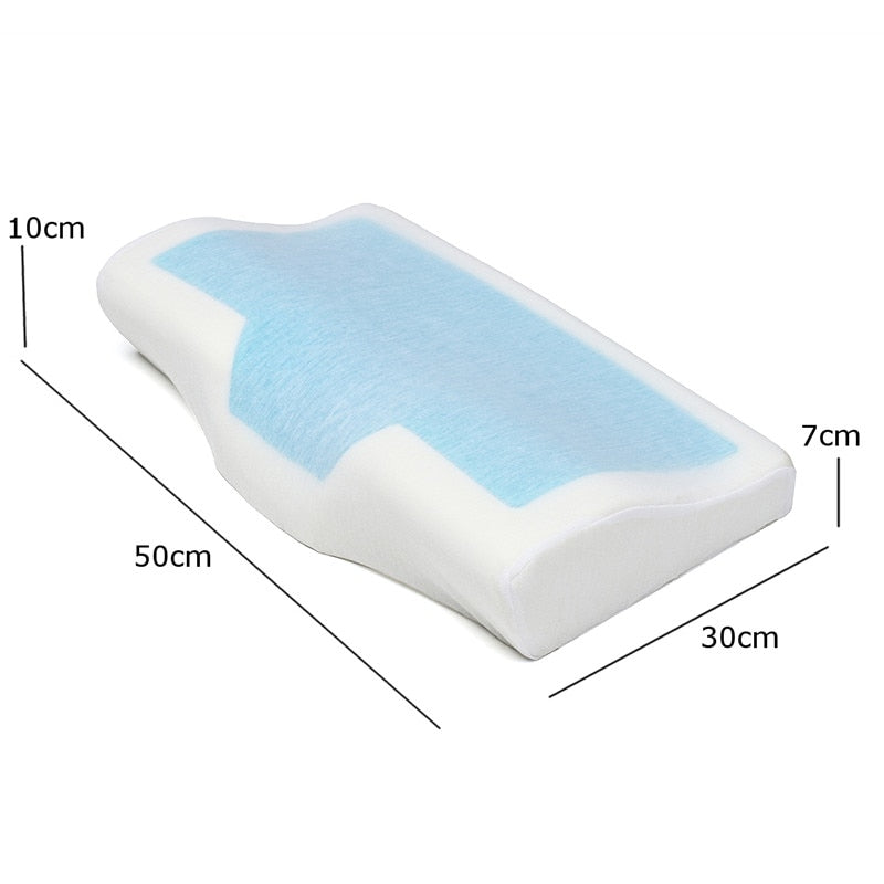 Cool Gel Memory Foam Pillow | Anti-Snore Neck Orthopedic