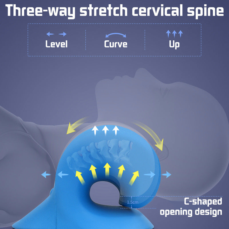 C-Type Cervical Spine Massage Pillow