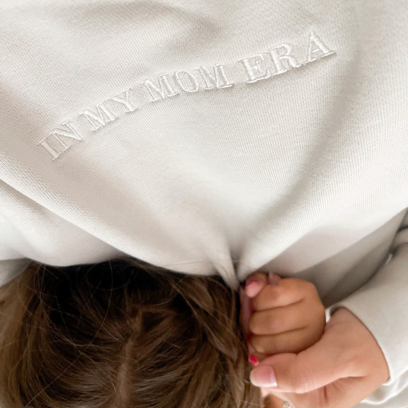 ✨ IN MY MOM ERA™ ✨ - Embroidered PIGMENT Crewneck