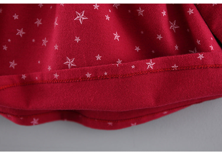 Modern Cotton Warm Winter Knitted Clothes Infant Toddler Top Dress For Girls Kids