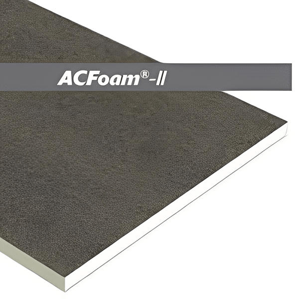 Atlas ACFoam-II Flat GRF Fiber Felt Faced 2 Sides 4ft x 8ft Polyiso Roof Insulation Board - All Sizes