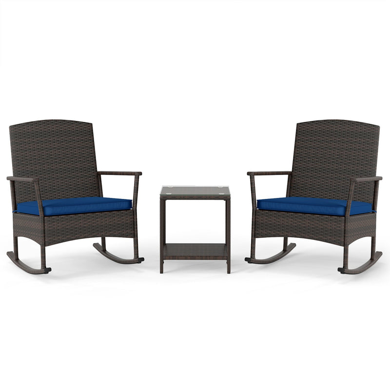 3 Piece Patio Rocking