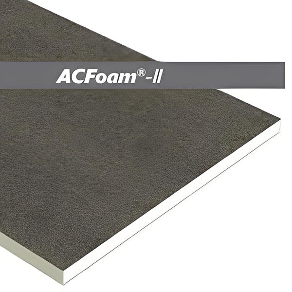 Atlas ACFoam-II Flat GRF Fiber Felt Faced 2 Sides 4ft x 4ft Polyiso Roof Insulation Board - All Sizes