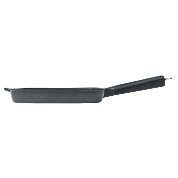 MASTERPAN Nonstick 3-Section Grill & Griddle Skillet, 11" (28cm)