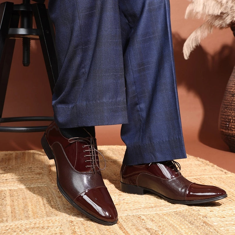 Kingsley - Burgundy Derbies