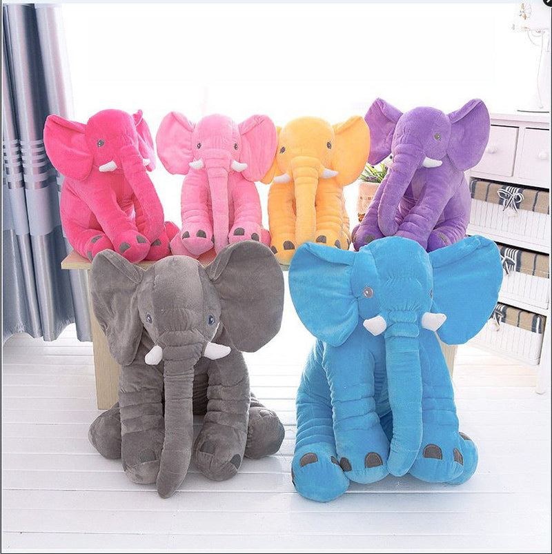 Elephant Plush Pillow Cover – Soft Short Plush Baby & Kids Sleep Cushion Shell