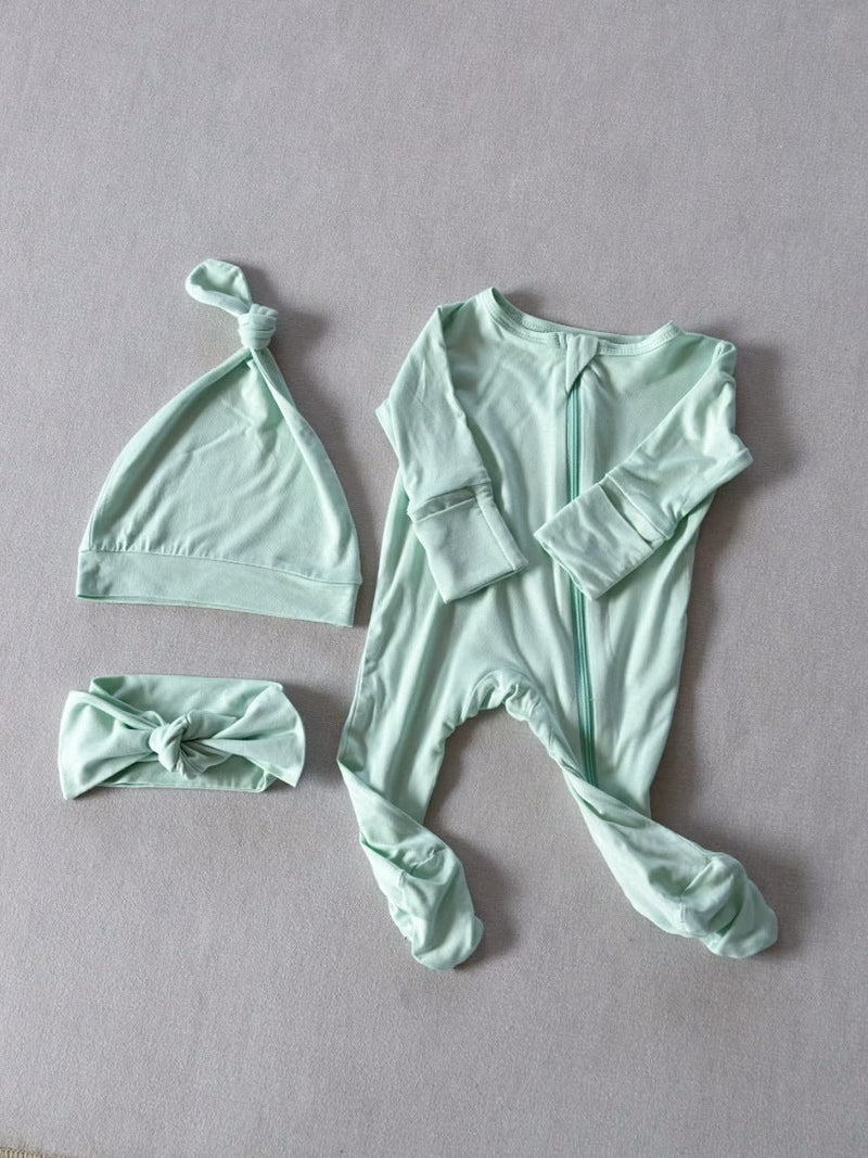 Baby Footed Zip-up Romper Onesie