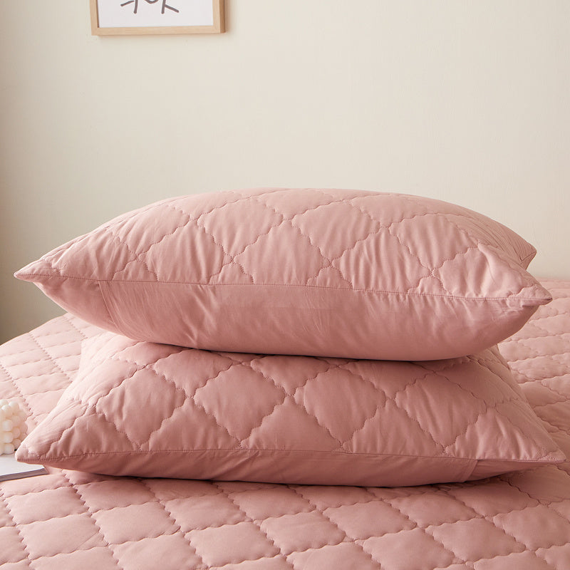 Pure Cotton Quilted Pillow Protective Cover