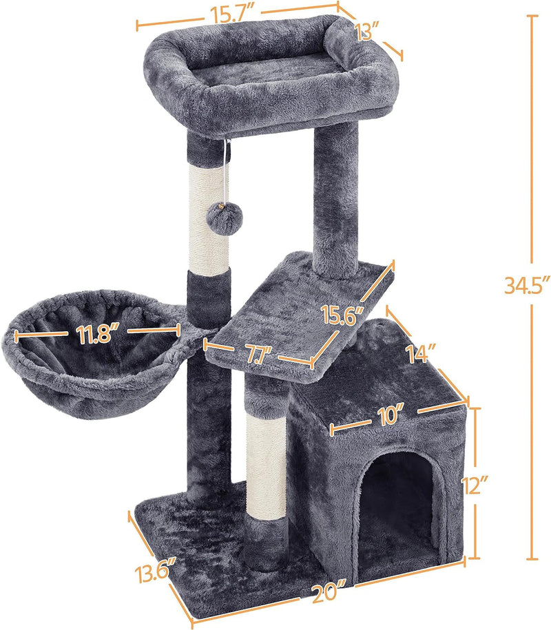 34In Cat Condo with Extra Scratch Boards