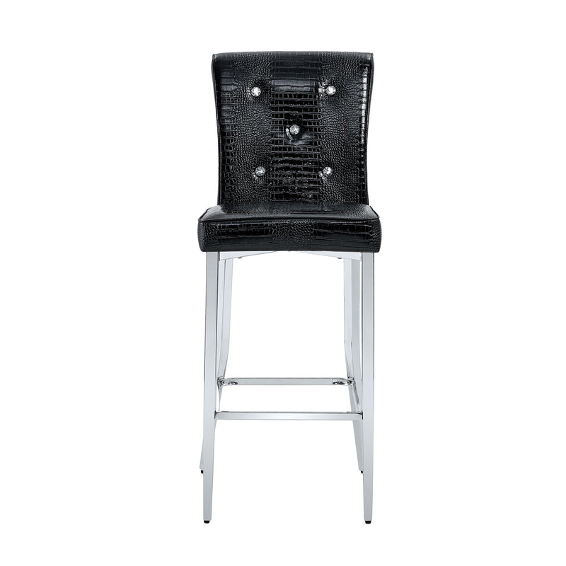 Bar Chairs & Crystal Clasp Design (Set of 2)