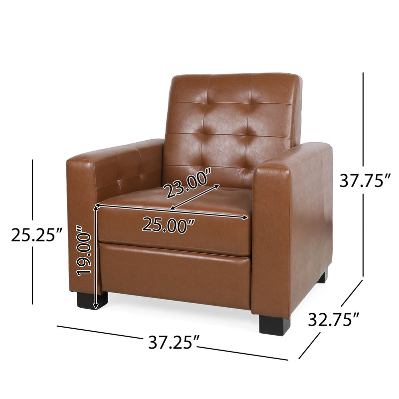 Langseth - Contemporary Tufted Pushback Recliner
