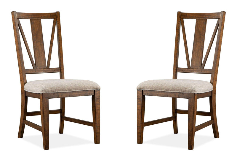 Bay Creek - Dining Side Chair With Upholstered Seat (Set of 2) - Toasted Nutmeg