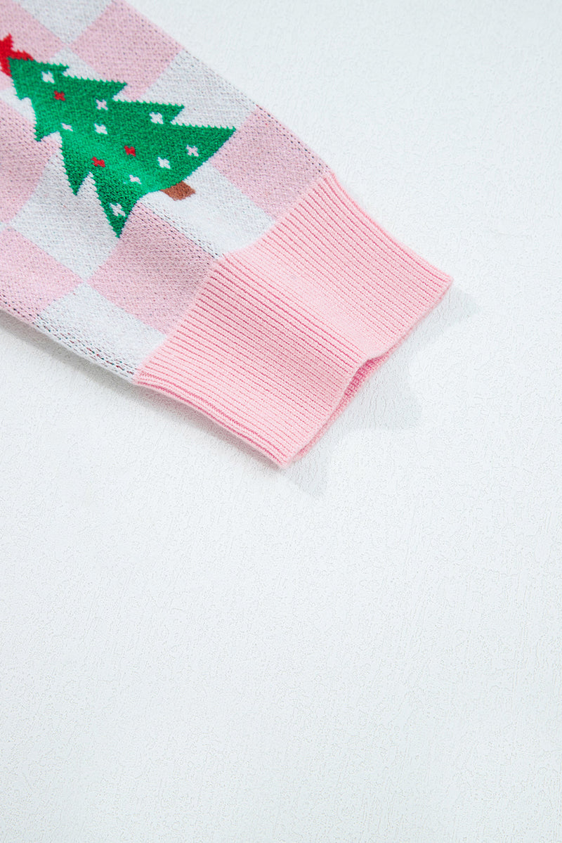 Ella Tree Pattern Cardigan Sweater