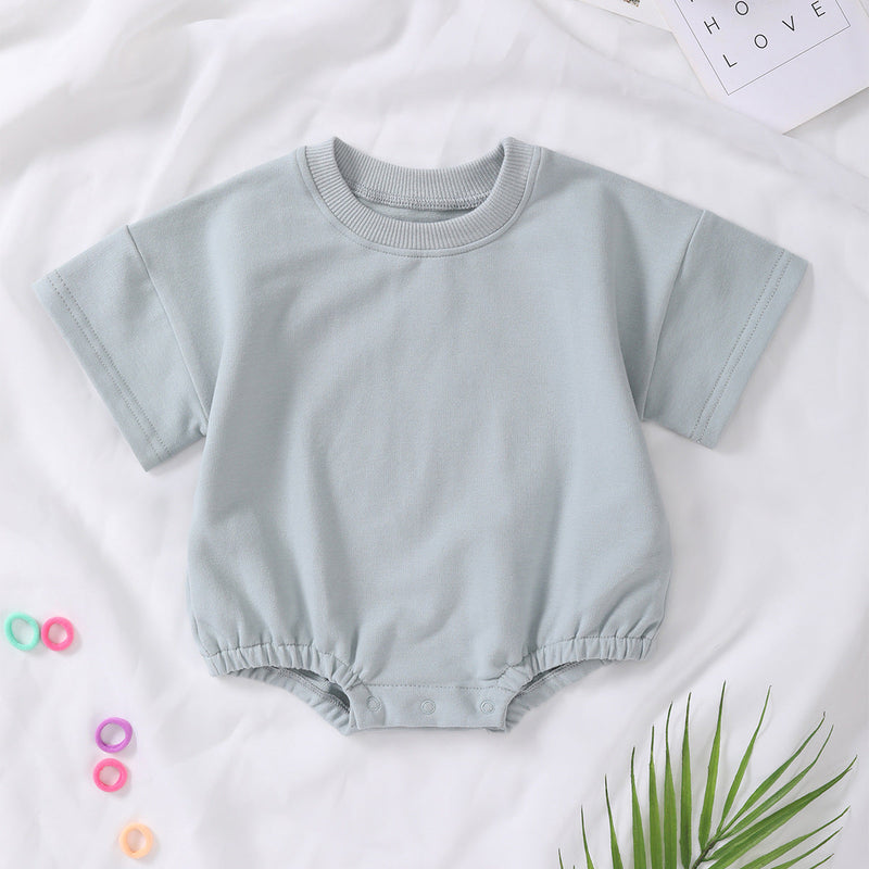 Short-sleeve Organic Cotton Romper