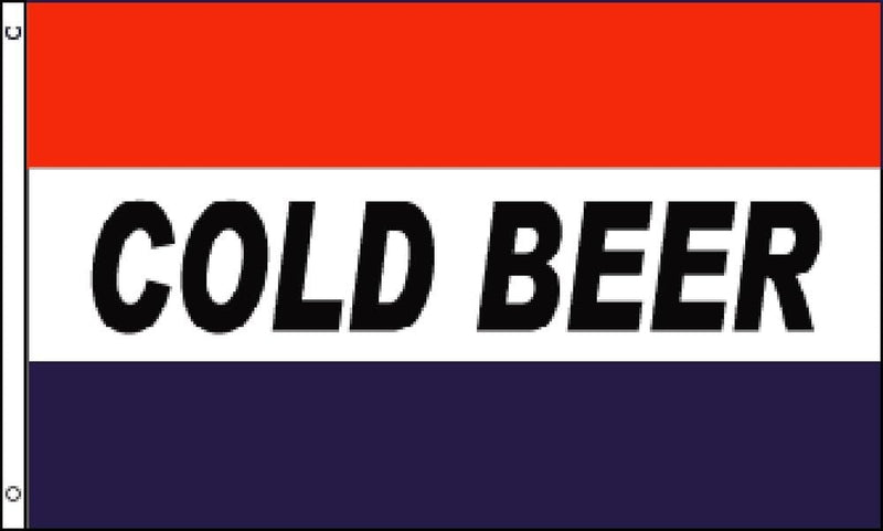 Cold Beer 3X5 Ft Poly Flag