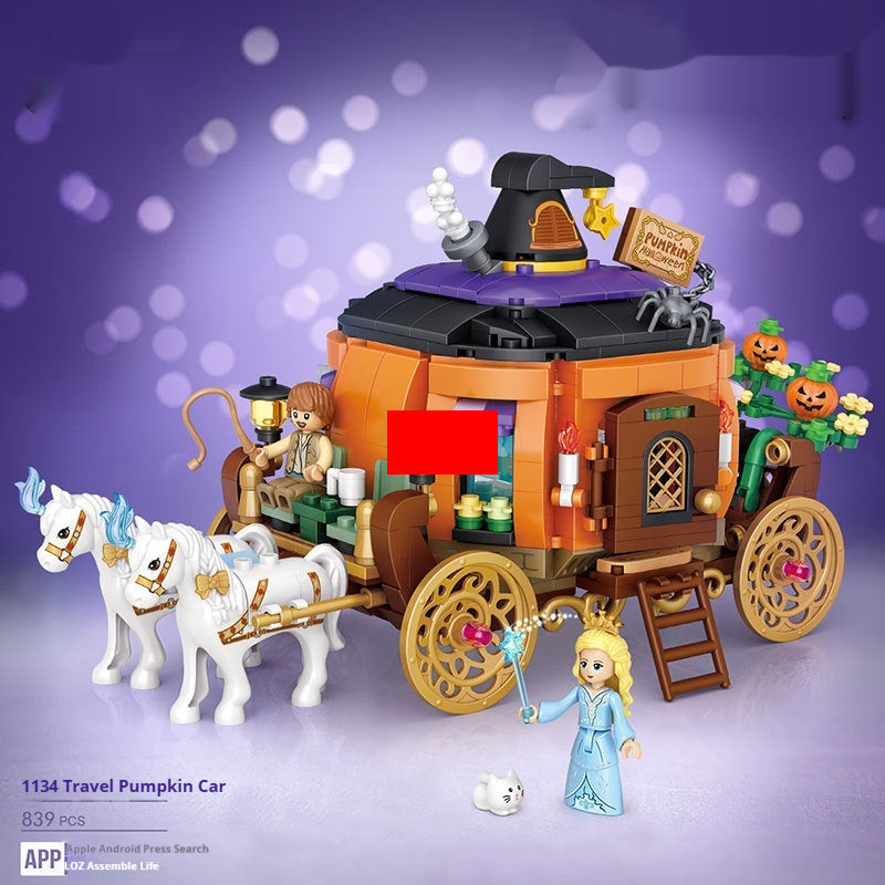 Halloween Building Blocks Small Particle Assembly Toys