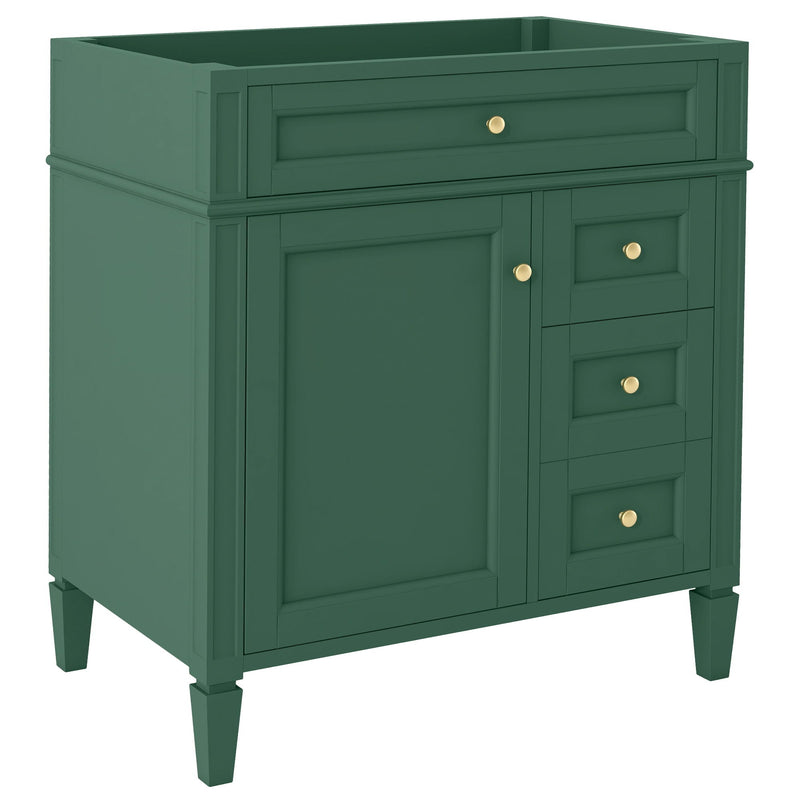 Bathroom Vanity With 2 Drawers And Tip-Out Drawer, Storage Cabinet