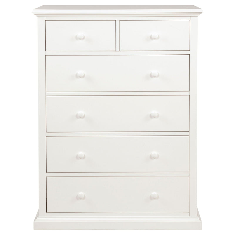 Sumerlin 6-drawer Bedroom Chest of Drawers White