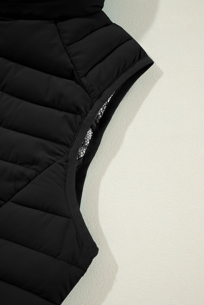 Harper Quilted Zipped Puffer Vest