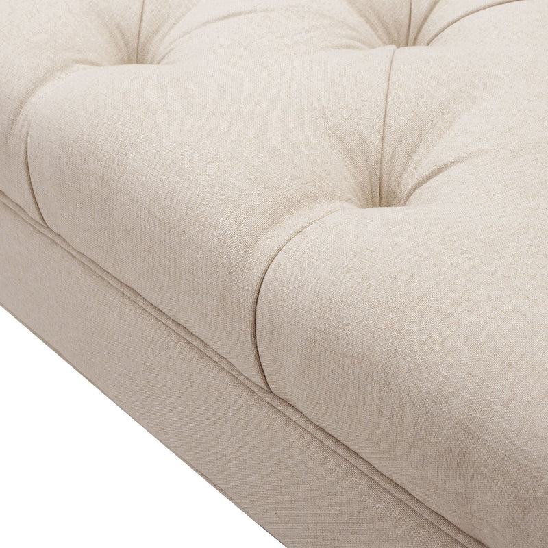 Alma - Tufted Flared Arm Entryway Bench