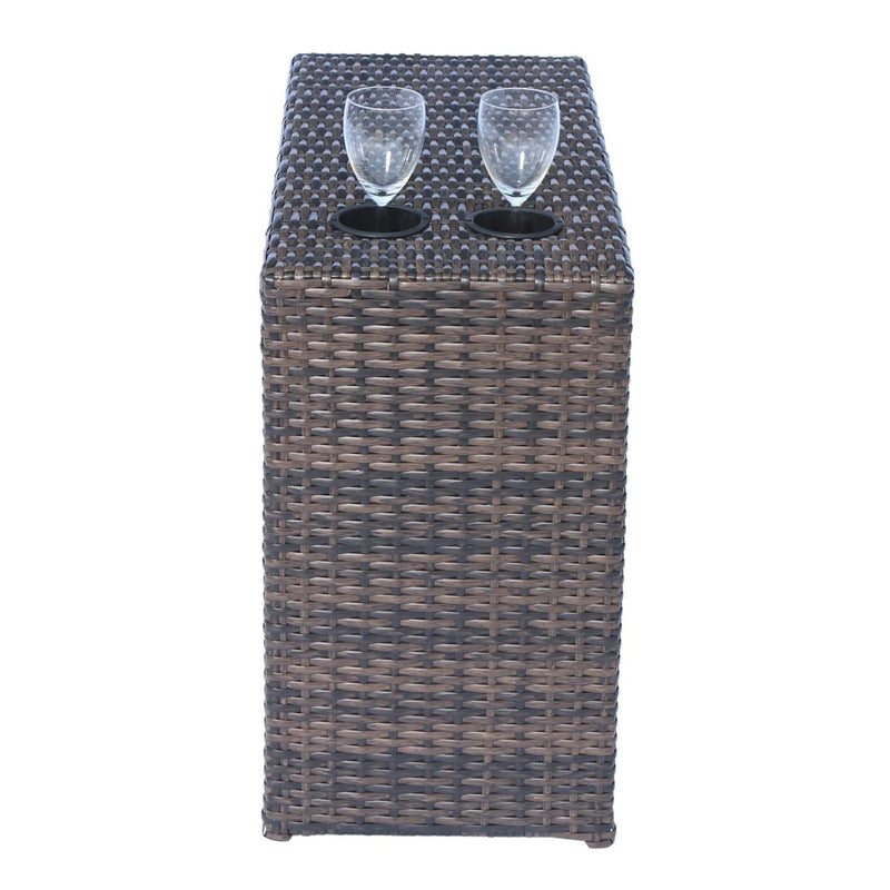 Stylish Wicker Patio Set Table