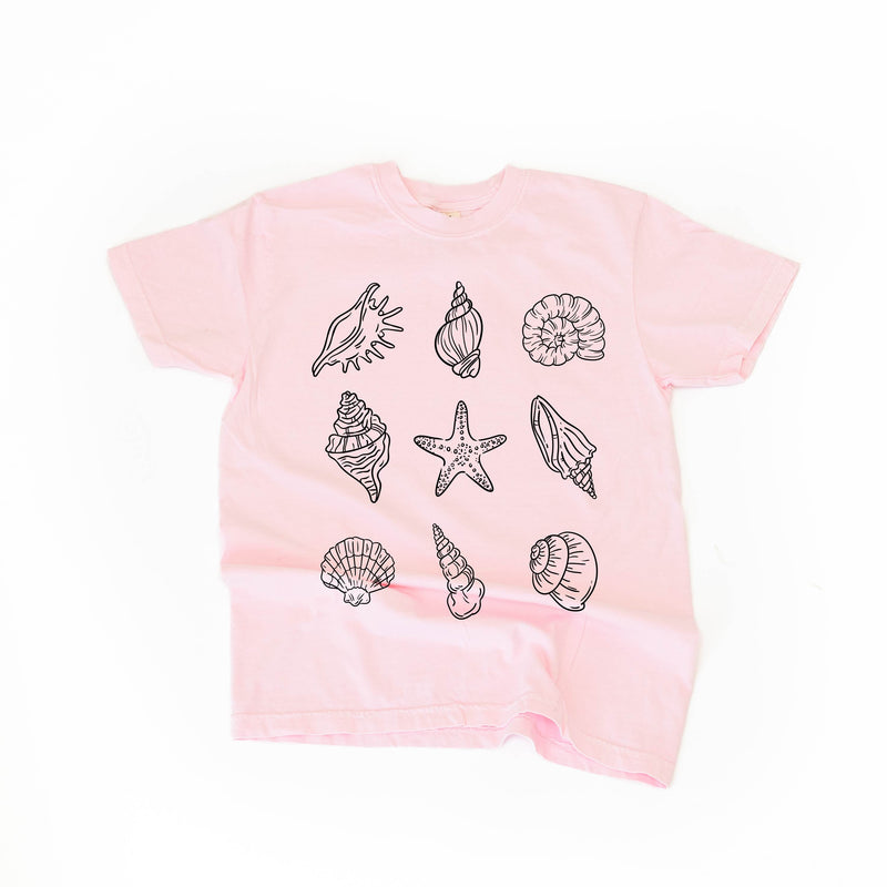 3x3 Seashells - Comfort Colors Tee