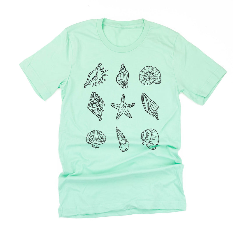 3x3 Seashells - Unisex Tee