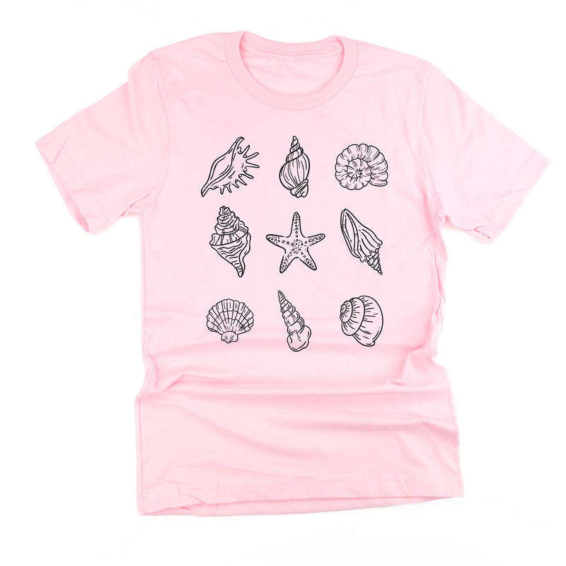 3x3 Seashells - Unisex Tee