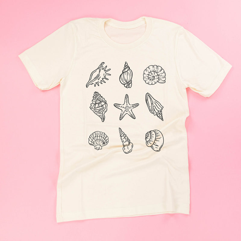 3x3 Seashells - Unisex Tee