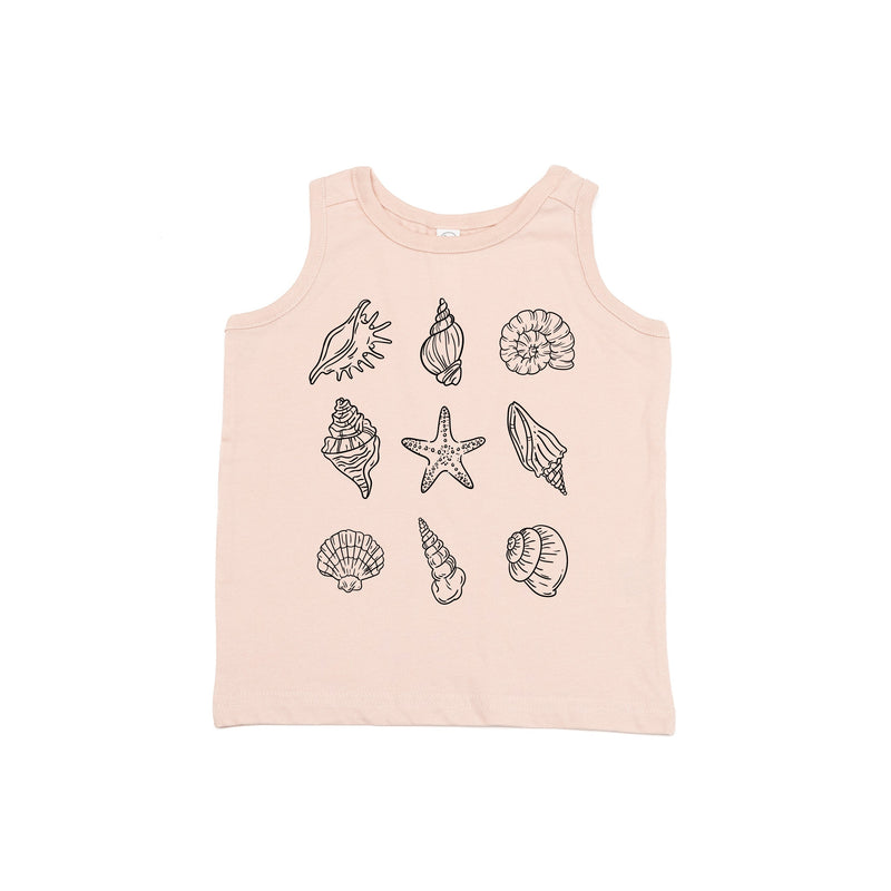 3x3 Seashells - Child TANK