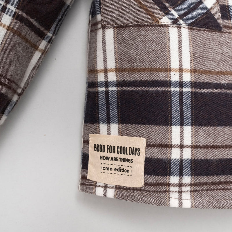 Hooded Plaid 2 Piece Set