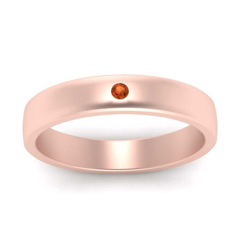 Round Diamond Classic Mens Band