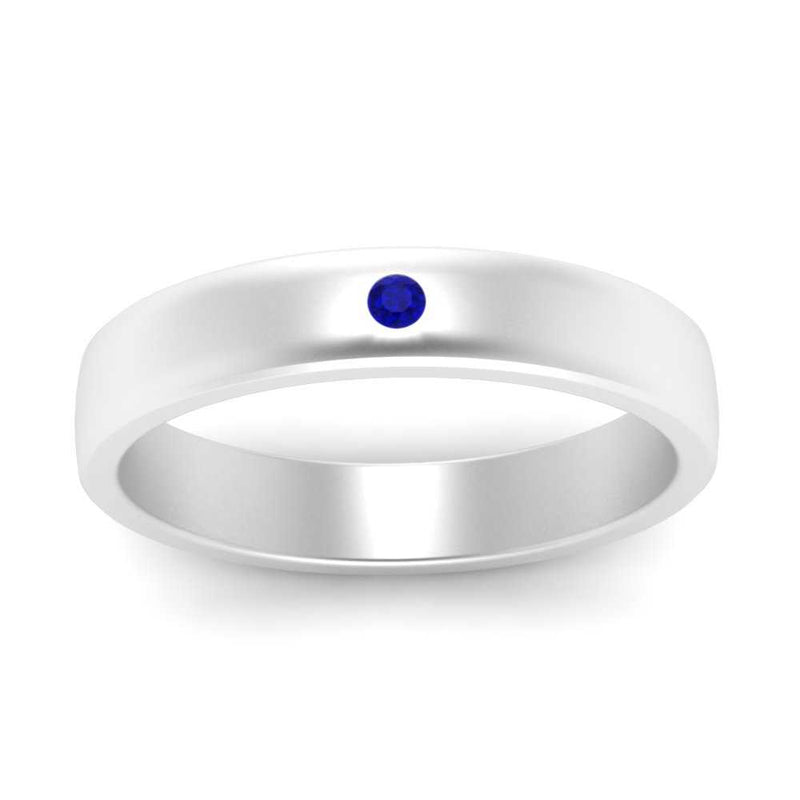 Round Diamond Classic Mens Band