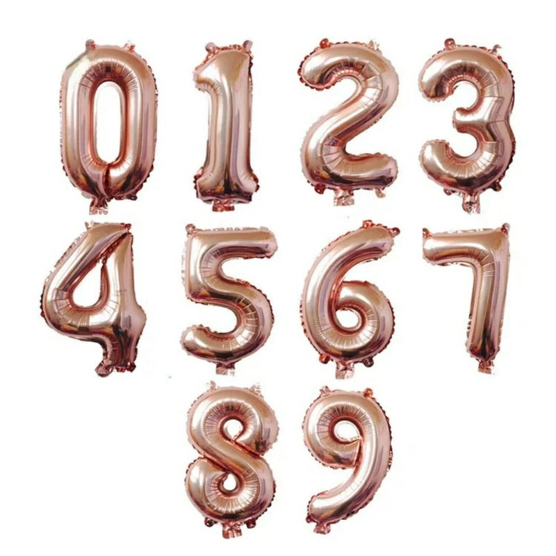40" Large Foil Birthday Party Balloon Numbers