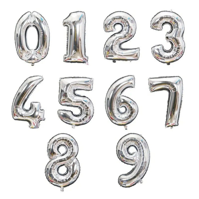 40" Large Foil Birthday Party Balloon Numbers