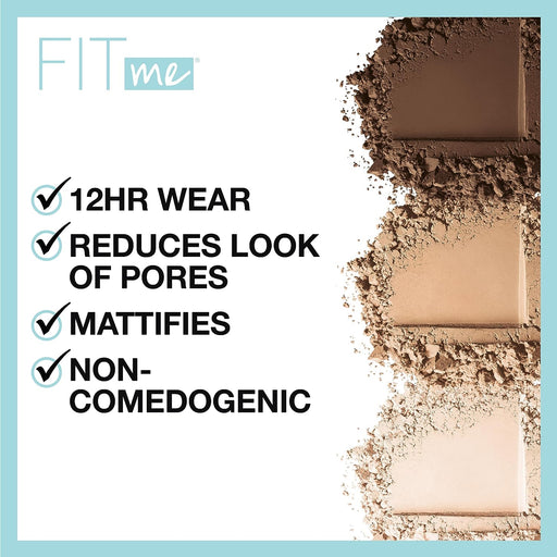 Fit Me Matte + Poreless Pressed Face Powder Makeup & Setting Powder, Classic Ivory, 1 Count