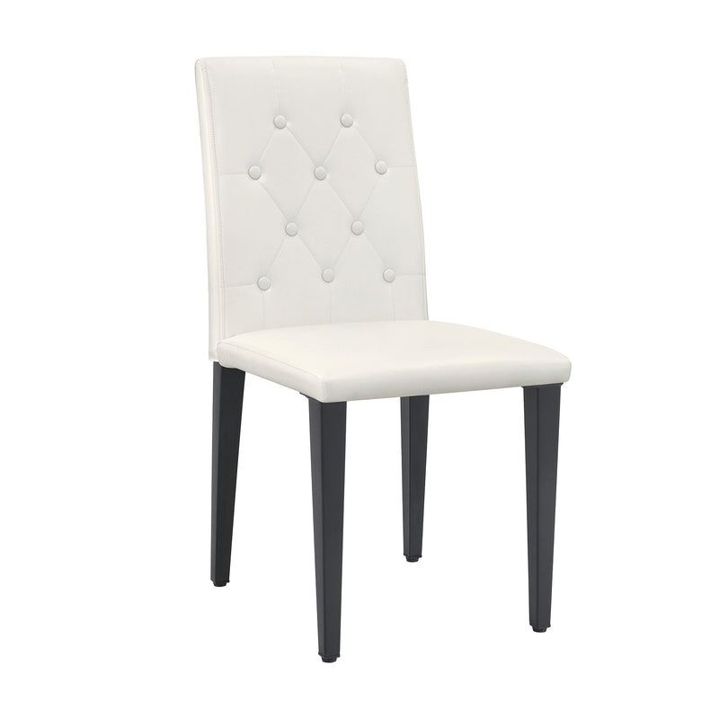 Dining Chairs With Ergonomic Buckle Backrest For Family Dining Rooms