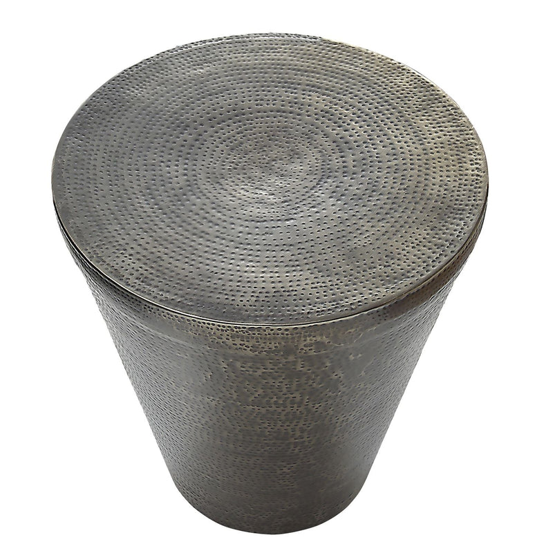 Drum Accent Side Table, Elegant Design